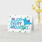 フラワー誕生日カード カード (黄色い花)