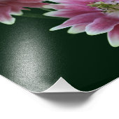 フラワー赤と白ペア8x10 フォトプリント            (角)