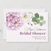 フラワー開花 招待状 (正面)