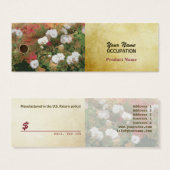 フラワー102 – 商品価格ラベル (正面&裏面)