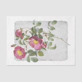 フラワー45ピンクデカッペティッシュペーパー 薄葉紙