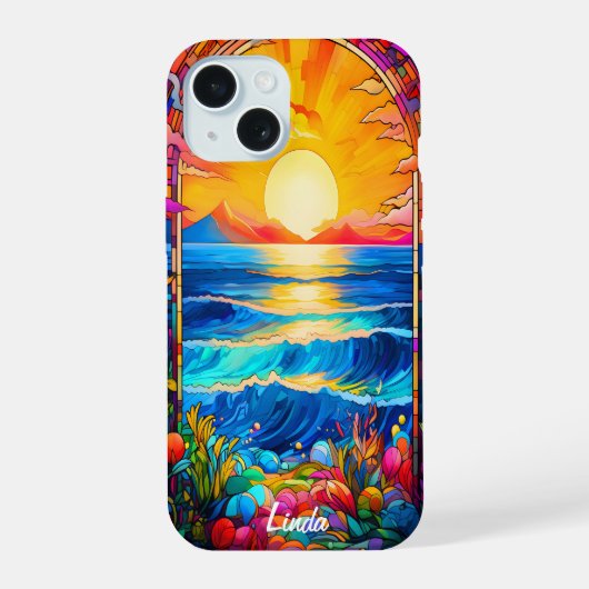 フラワー アーチ Case-Mate iPhone 15ケース (裏面)