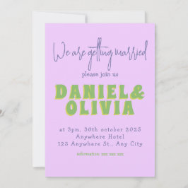 フラワー ウェディング インビテーション