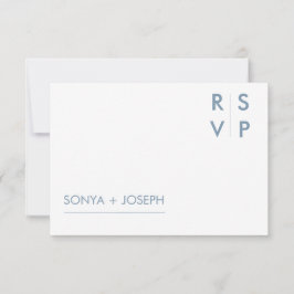 フラワー ウェディング インビテーション RSVP カード