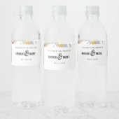 フラワー ウォーター ボトル ラベル (ボトル)