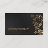 フラワー・オブ・ライフ・フローラオーナメント 名刺 (裏面)