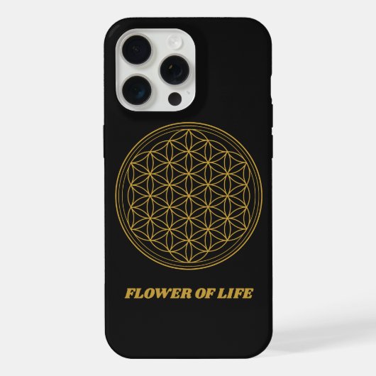 フラワー・オブ・ライフ iPhoneケース (裏面)