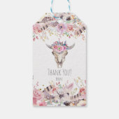 フラワー&カウスカルボホシックカントリーグラム ギフトタグ (裏面)