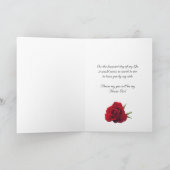 フラワー・ガールがある招待状 招待状 (内部)