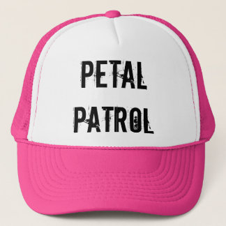 フラワー・ガールのトラック運転手の帽子のピンク キャップ