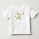 フラワー・ガールのワイシャツ トドラーTシャツ<br><div class="desc">このスタイリッシュなワイシャツはフラワー・ガールのための完全なギフトです。
com.
com</div>