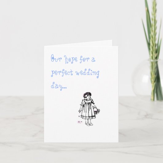 フラワー・ガールの招待 招待状 (正面)