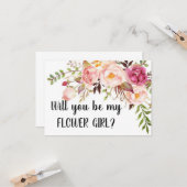 フラワー・ガールの提案 カード (正面/裏面インサイチュ)