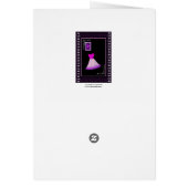 フラワー・ガールの紫色の服によってはトリムが開花しました (裏面)