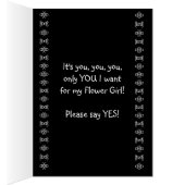 フラワー・ガールの紫色の服によってはトリムが開花しました (内側 (右))