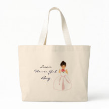 "フラワー・ガールカスタマイズ可能なI"のバッグ-