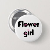 フラワー・ガールボタン 缶バッジ (正面&裏面)