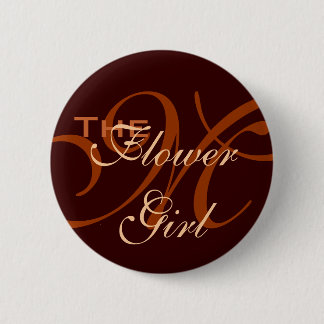 フラワー・ガールボタン 缶バッジ