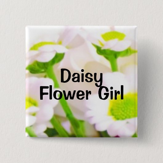 フラワー・ガール 缶バッジ (正面)