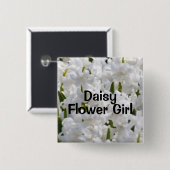 フラワー・ガール 缶バッジ (正面&裏面)
