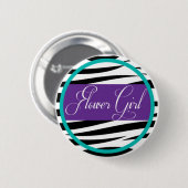 フラワー・ガールPin 缶バッジ (正面&裏面)