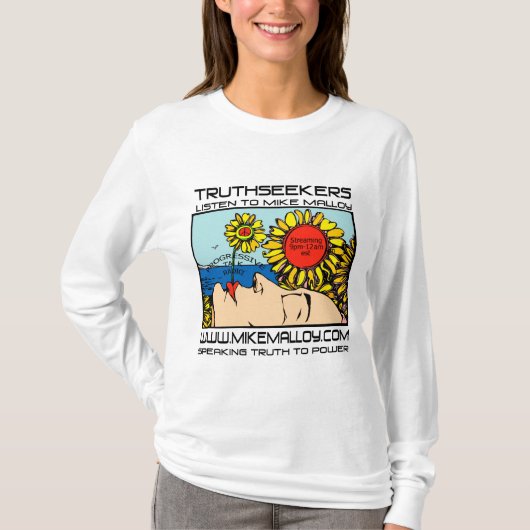 フラワー・ガールTRUTHSEEKER Tシャツ (正面)
