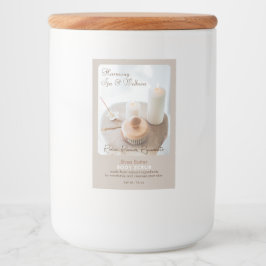 フラワー、キャンドル、ブラシスパ&ウェルネス製品ラベル フードラベル