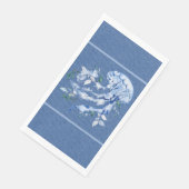 フラワー クラゲ ペーパーゲストタオル (コーナー)