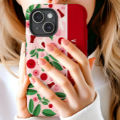 フラワー クランベリー オーダーメイド 名前入り Case-Mate iPhoneケース