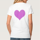 フラワー スプラッシュ Tシャツ (裏面)