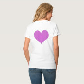 フラワー スプラッシュ Tシャツ (裏面フル)