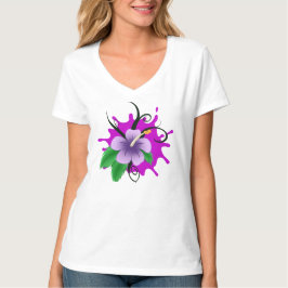 フラワー スプラッシュ  Tシャツ