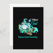 フラワー・ノーム・サバイバー　卵巣がん啓発 招待状 (正面/裏面)