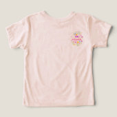 フラワー・パワー "ガール・パワー" 子供用Tシャツ (デザイン裏面)