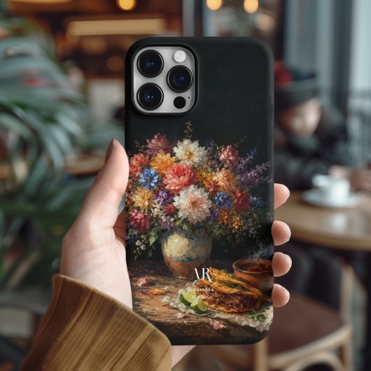 フラワー ビリアス スティルライフ | モノグラム Case-Mate iPhoneケース