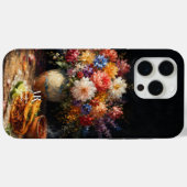フラワー ビリアス スティルライフ | モノグラム Case-Mate iPhoneケース (裏面 (横))