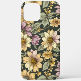 フラワー フォンケース iPhone 12 PRO MAX ケース