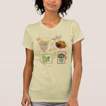 フラワー フルーツ イラスト Tシャツ | 