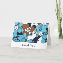 フラワー ポッシュ サンキューカード