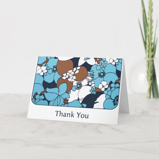 フラワー ポッシュ サンキューカード (正面)