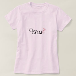 フラワー・マインドフルネスとウェルネスで穏やかさを選択 Tシャツ
