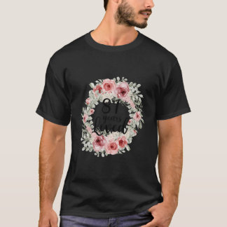 フラワー ラブ 87 87歳 お母さん 母の日 Tシャツ
