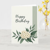 フラワー 誕生日カード カード (黄色い花)
