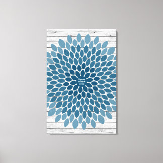 フラワー – 150シグネチャーキャンバスゲストブック キャンバスプリント