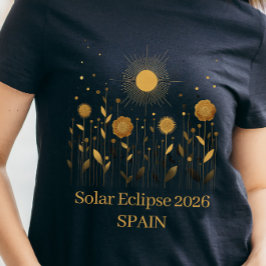 フラワー 2026年日食 Tシャツ