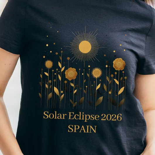 フラワー 2026年日食 Tシャツ