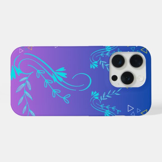 フラワー iPhoneケース (裏面横)