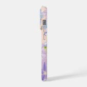 フラワー iphone 15 pro ケース 可愛い 花 携帯カバー (左側面)