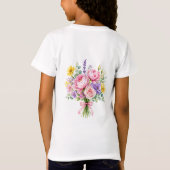 フラワー Tシャツ (裏面)