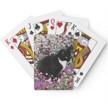 フラワーIIのそばかすめ – Tuxedo Kitty Cat